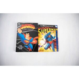 Lot of 2 DVDs Superman the Complete Animated series, New Adventures of Superman